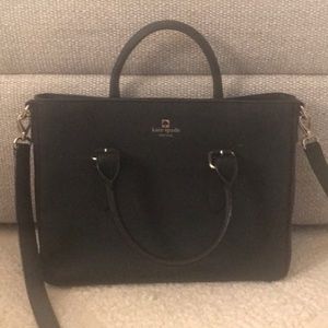 Black Kate Spade wok bag/brief